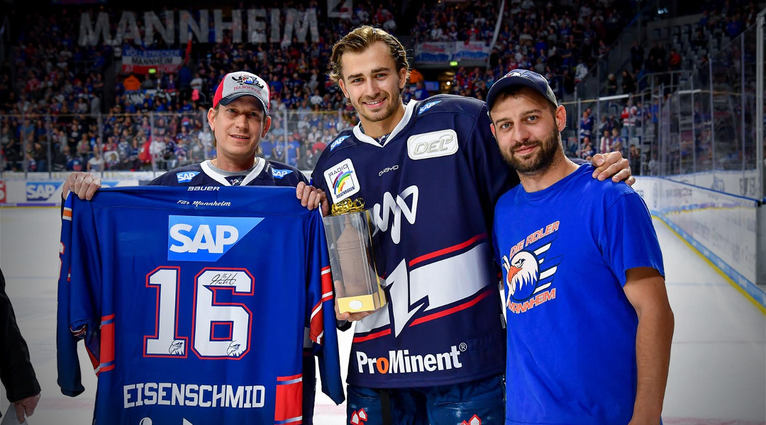 Markus Eisenschmid ist Spieler des Monats September » Adler Mannheim